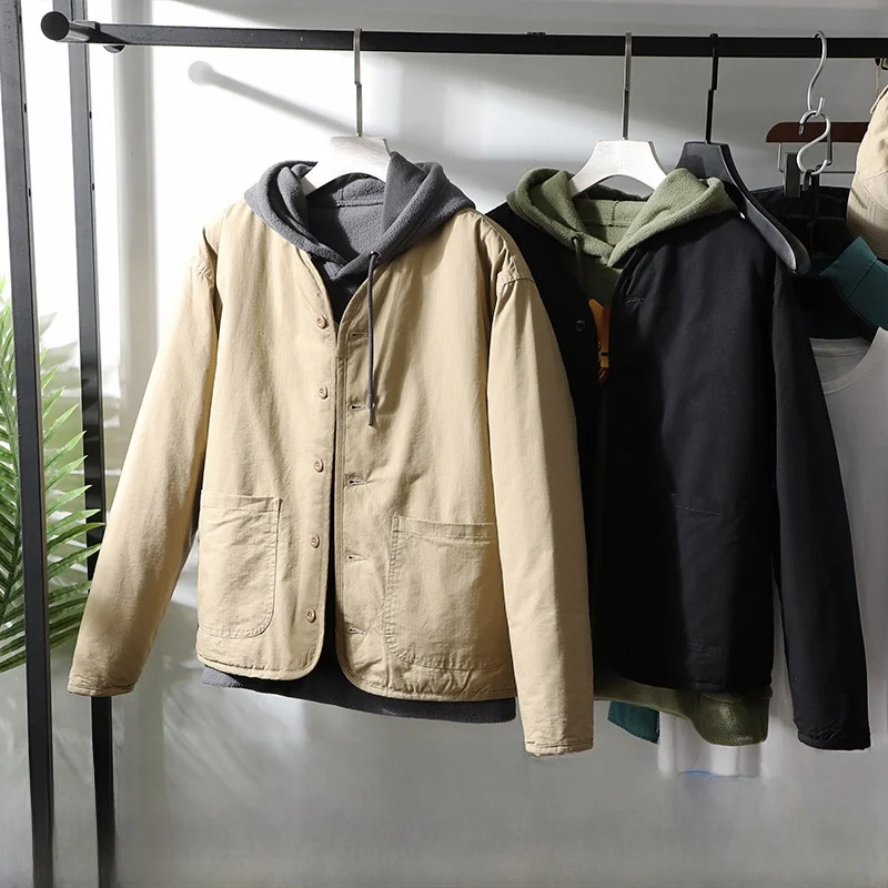 T6557 Mountain Series Khaki Lightweight Jaet Cotton Layering V-Ne Men's And Women's Outerwear Retro Sle Long Sve
T6557 Mountain Series Khaki Lightweight Jaet Cotton Layering V-Ne Men's And Women's Outerwear Retro Sle Long Sve