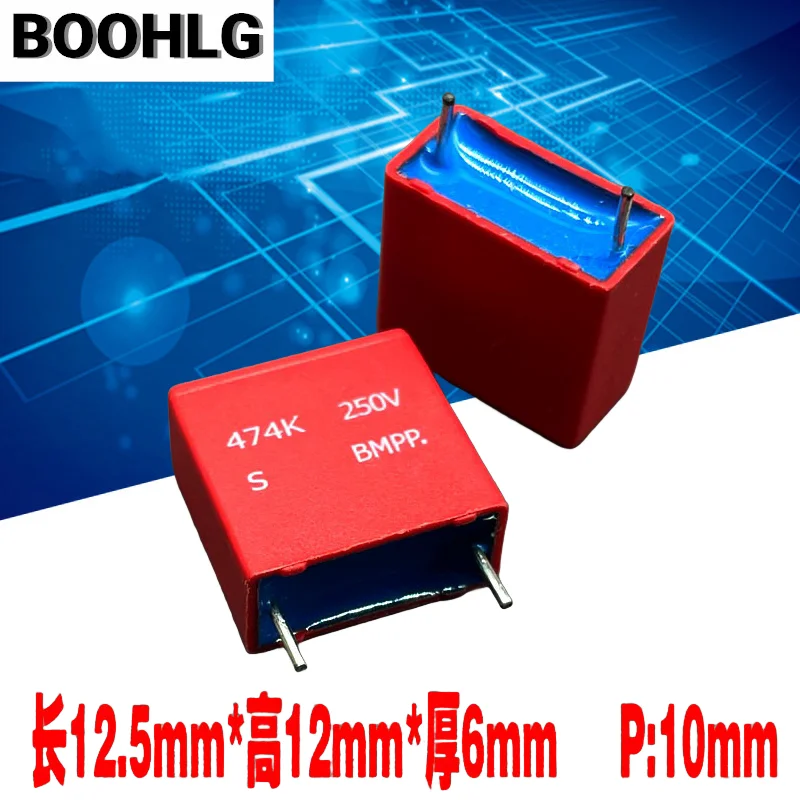10 шт. MKP 474 0,47 мкФ 470nf 250 В 2E BMPP защитная пленка конденсатор высокочастотный
10 шт. MKP 474 0,47 мкФ 470nf 250 В 2E BMPP защитная пленка конденсатор высокочастотный