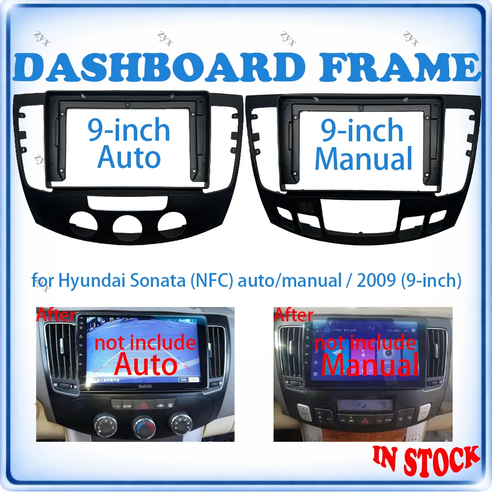 Car Radio Fascia Frame For Hyundai Sonata NF Auto/Manual 2009 9 inch Wiring Harness Power Cable Car Accessories Plug & Play
Car Radio Fascia Frame For Hyundai Sonata NF Auto/Manual 2009 9 inch Wiring Harness Power Cable Car Accessories Plug & Play