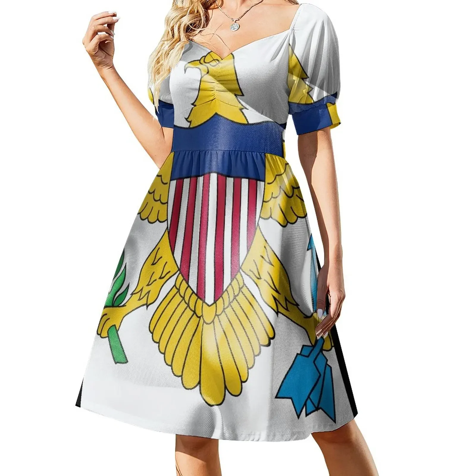 United States Virgin Islands Flag Dress Woman's evening dress women's summer clothing 2024 Female dress
United States Virgin Islands Flag Dress Woman's evening dress women's summer clothing 2024 Female dress