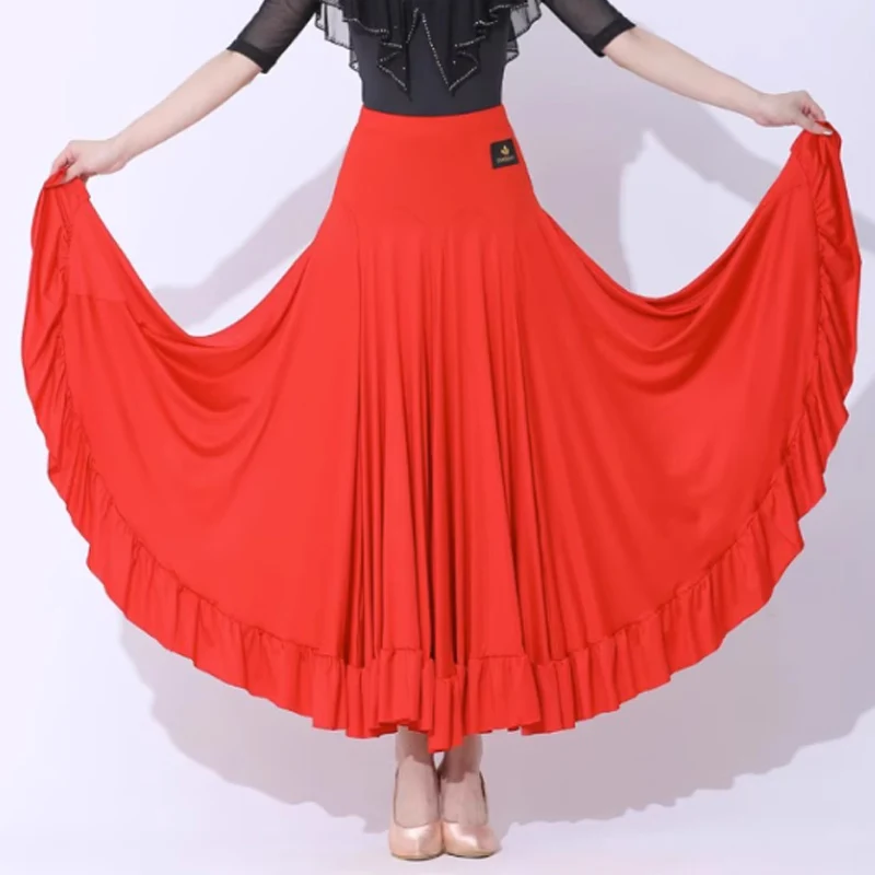 Women Ballroom Dance Skirt Red Black Tango Dance Performance Costume Prom Waltz Dancing Skirt Modern Practice Wear DL10940
Women Ballroom Dance Skirt Red Black Tango Dance Performance Costume Prom Waltz Dancing Skirt Modern Practice Wear DL10940