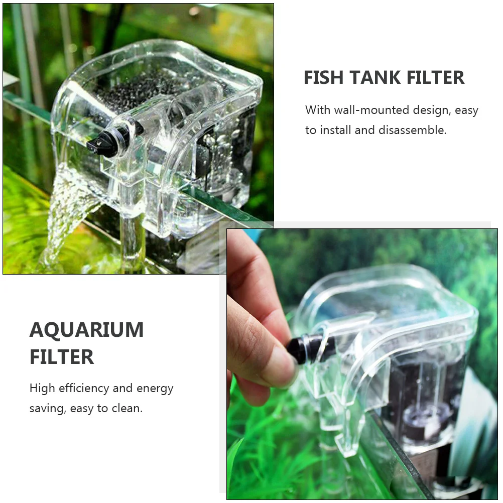 Waterfall Fish Tank Filter Eco friendly Cleaner for Aquarium Circulation System Filtration Device Energy Saving No Clogging
Waterfall Fish Tank Filter Eco friendly Cleaner for Aquarium Circulation System Filtration Device Energy Saving No Clogging