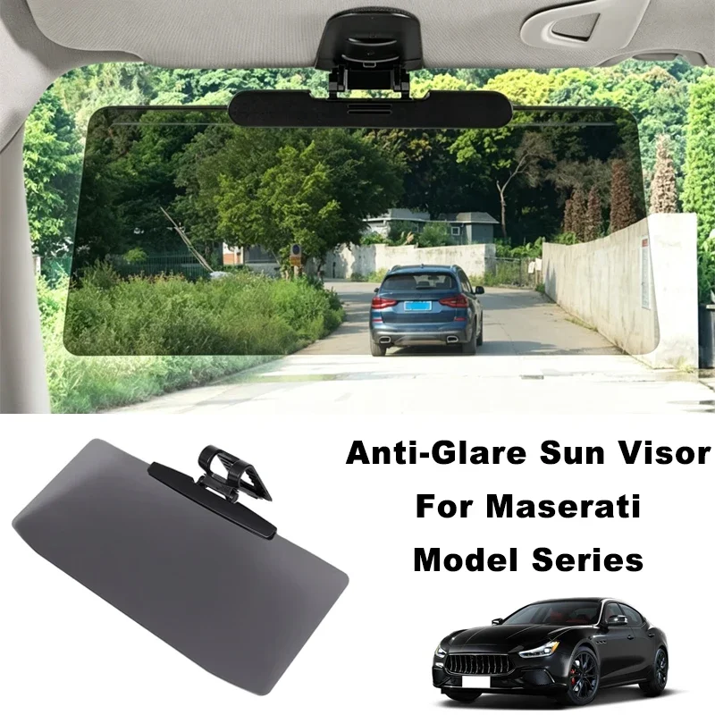 Anti-Glare UV Protection Car Sun Visor Extender Interior Sun Shade For Maserati Ghibli Levante Quattroporte MC20 GranTurismo
Anti-Glare UV Protection Car Sun Visor Extender Interior Sun Shade For Maserati Ghibli Levante Quattroporte MC20 GranTurismo
