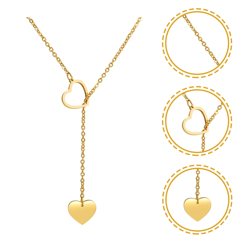 Heart Necklace Alloy Smooth Surface Charming Pendant for Women Girls Minimalist Jewelry Daily Party Wedding Graduation Gift
Heart Necklace Alloy Smooth Surface Charming Pendant for Women Girls Minimalist Jewelry Daily Party Wedding Graduation Gift