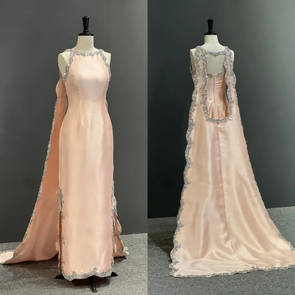 Customized Women Luxury Evening Dress Sparkle Straight O-Neck Long Dresses Bespoke Occasion Elegant Party Gorgeous
Customized Women Luxury Evening Dress Sparkle Straight O-Neck Long Dresses Bespoke Occasion Elegant Party Gorgeous