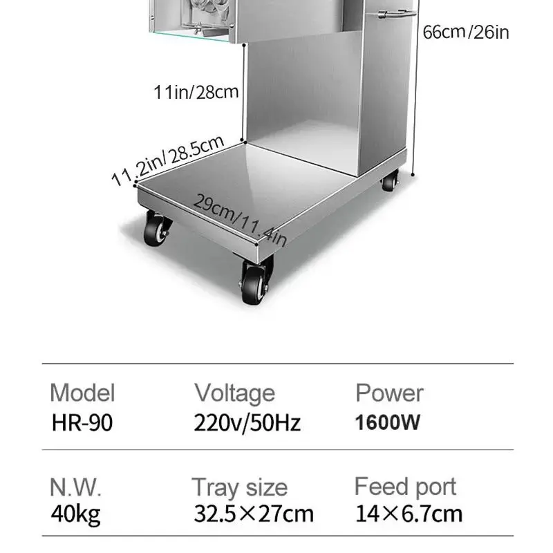 Электрическая мясорубка, коммерческая вертикальная машина для нарезки мяса, мясорубка большой мощности из нержавеющей стали
Электрическая мясорубка, коммерческая вертикальная машина для нарезки мяса, мясорубка большой мощности из нержавеющей стали