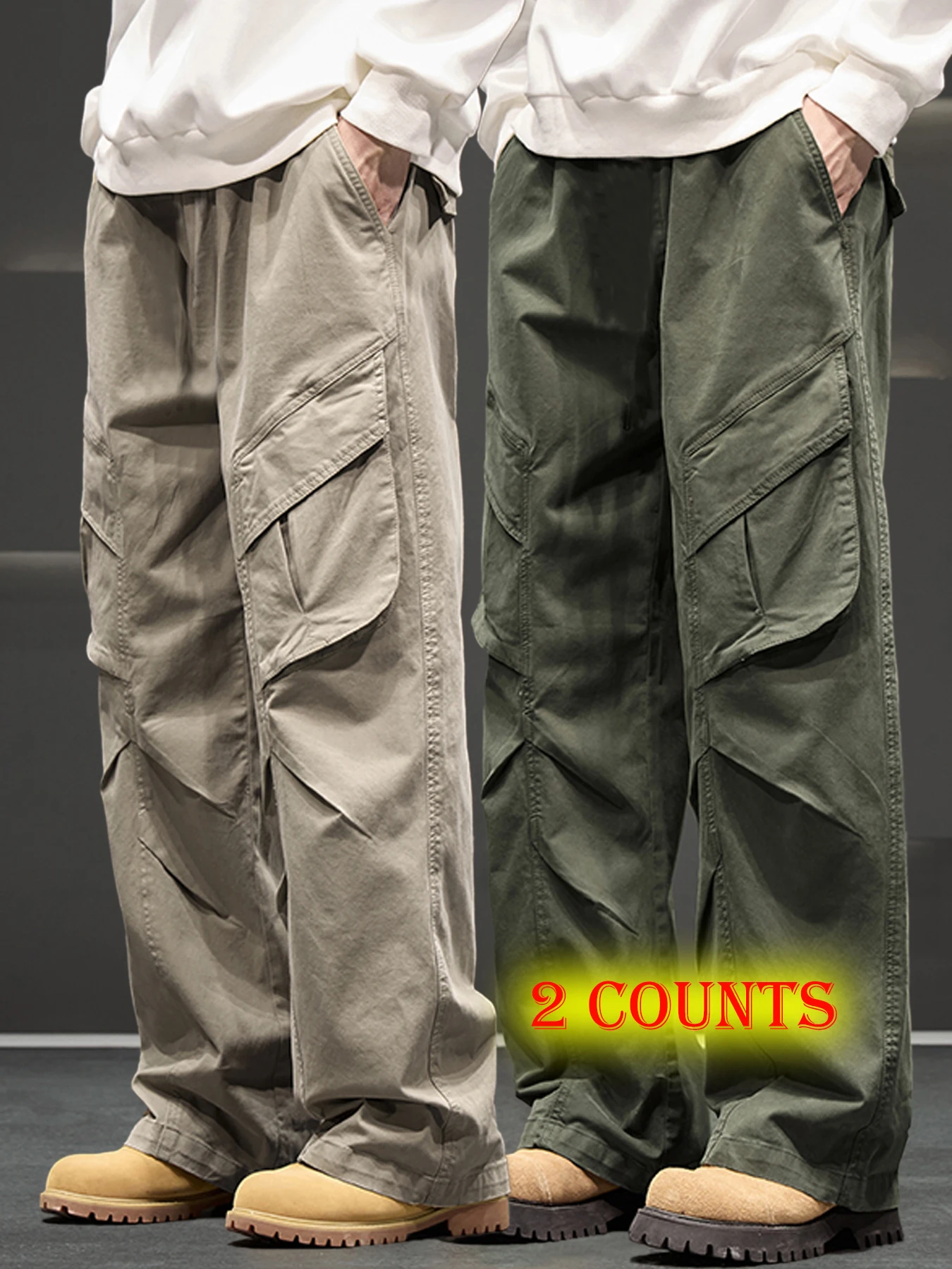 Loose straight tube wear-resistant work pants, large size construction site labor protection pants, spring and summer work pants
Loose straight tube wear-resistant work pants, large size construction site labor protection pants, spring and summer work pants