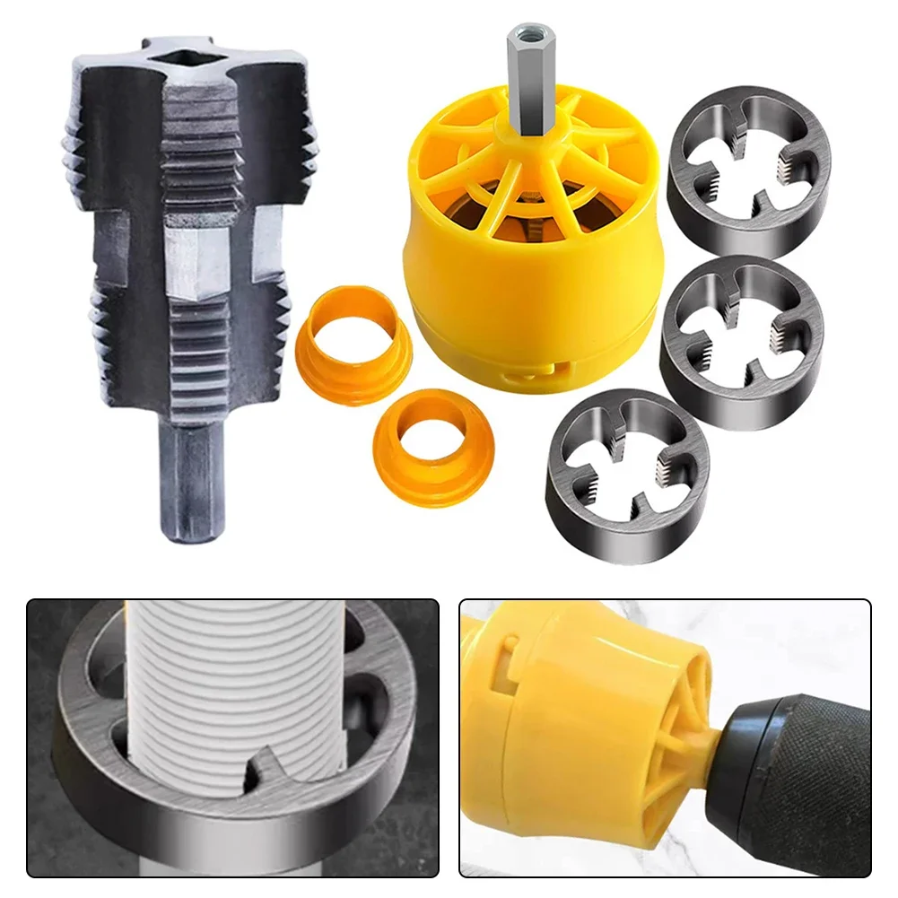 1 Set Pipe Threader Kit Internal Thread Opener Plastic PVC Thread Maker Tool For Plastic Pipe Electric Manual Tool
1 Set Pipe Threader Kit Internal Thread Opener Plastic PVC Thread Maker Tool For Plastic Pipe Electric Manual Tool