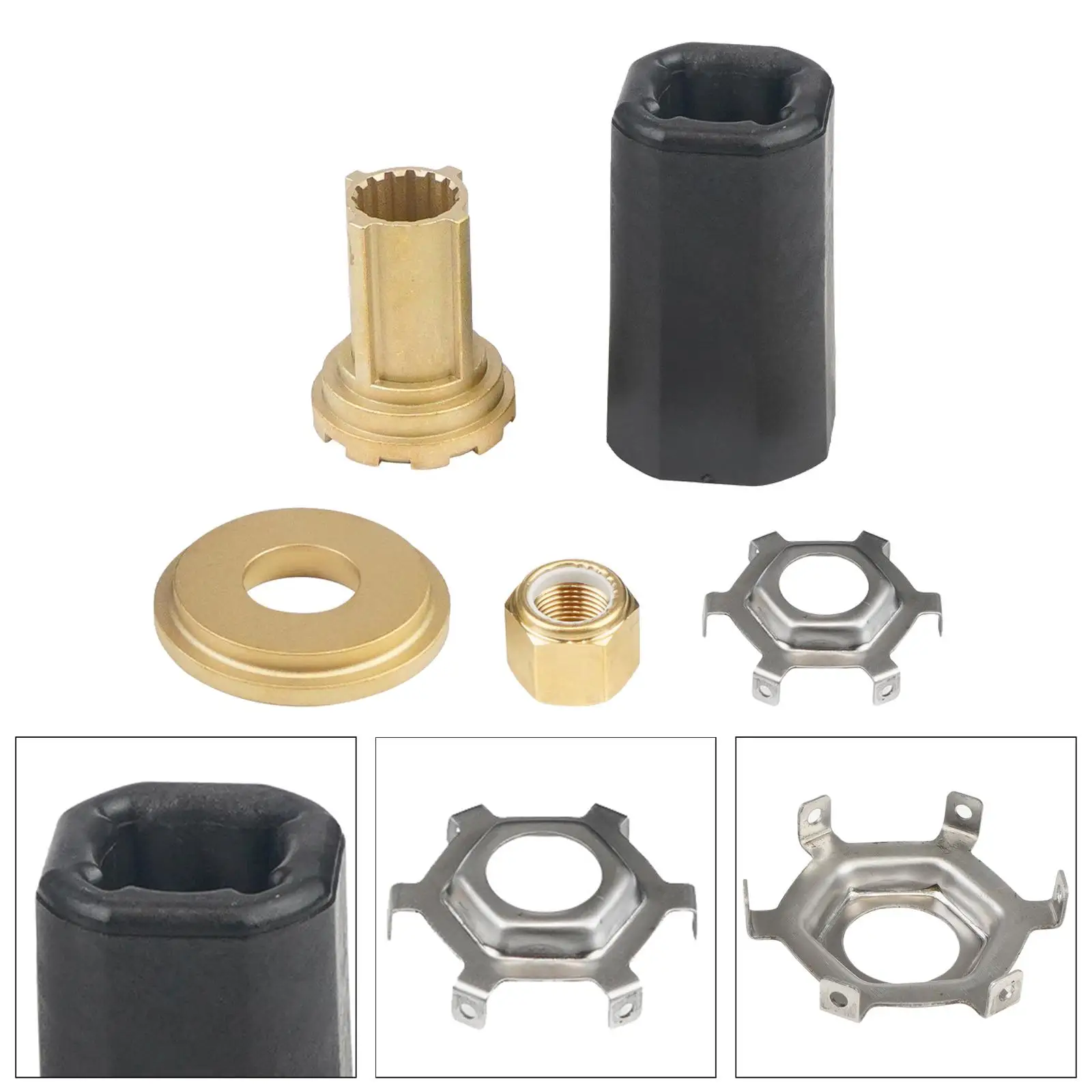 Outboard Motor Propeller Hub Copper Replacement Lightweight Repair Accessory for Mercury Mercruiser
Outboard Motor Propeller Hub Copper Replacement Lightweight Repair Accessory for Mercury Mercruiser