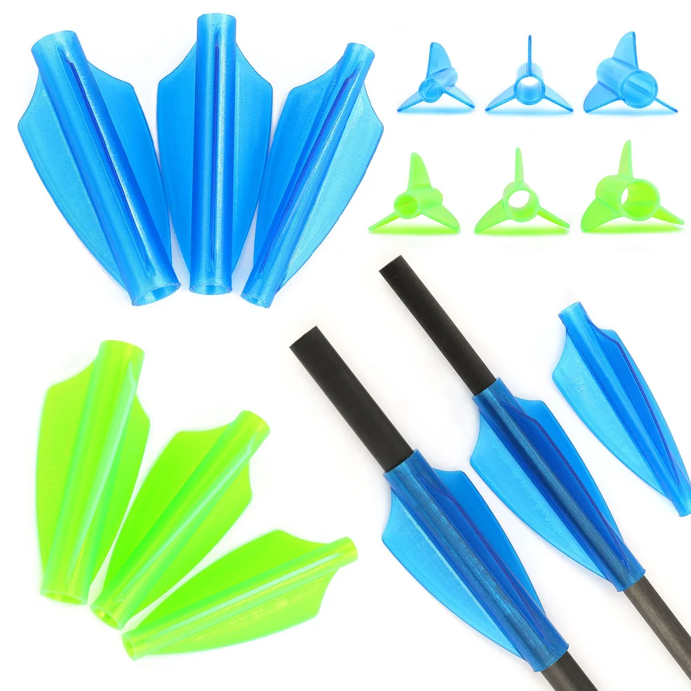 12/24pcs 1.75inch Arrow Feather ID4.0/6.0/7.6mm Plastic Feather TPU Material Durable for Carbon Wooden Fiberglass Shaft Shooting
12/24pcs 1.75inch Arrow Feather ID4.0/6.0/7.6mm Plastic Feather TPU Material Durable for Carbon Wooden Fiberglass Shaft Shooting
