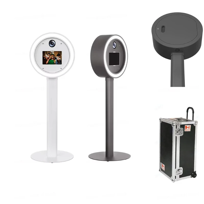 Circular iPad Photo Booth Machine Remote Control LED RGB Light Selfie DSLR Camera Booth Suitable for Parties and Weddings
Circular iPad Photo Booth Machine Remote Control LED RGB Light Selfie DSLR Camera Booth Suitable for Parties and Weddings