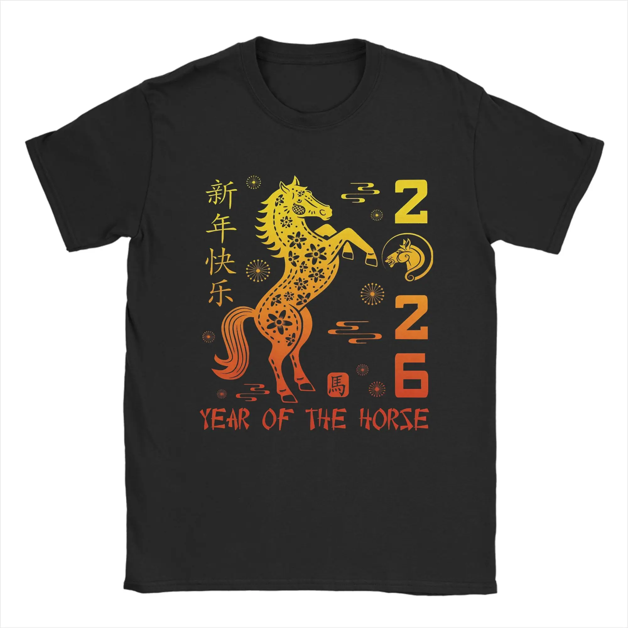 Streetwear T Shirt Summer New Year Year Of The Horse Lunar New Year Hipster T-Shirts Pure Cotton Tshirt for Couple Y2K Tees
Streetwear T Shirt Summer New Year Year Of The Horse Lunar New Year Hipster T-Shirts Pure Cotton Tshirt for Couple Y2K Tees