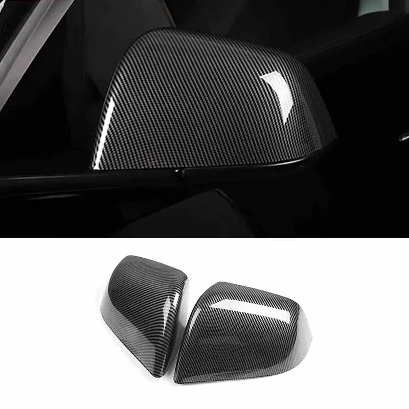 Car Mirror Cover Carbon Fiber Patterned Decorative Cover Reversing Mirror Protective Cover For Tesla model Y Auto Accessories
Car Mirror Cover Carbon Fiber Patterned Decorative Cover Reversing Mirror Protective Cover For Tesla model Y Auto Accessories