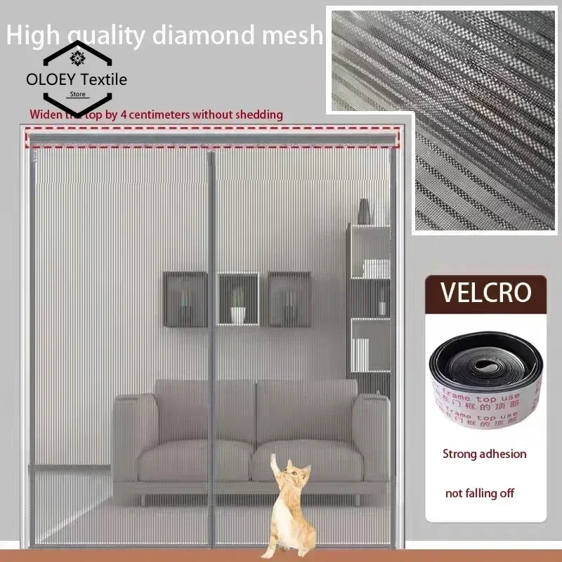 New door curtain, mosquito proof magnetic door screen, household encrypted fly proof magnetic suction curtain, no punching
New door curtain, mosquito proof magnetic door screen, household encrypted fly proof magnetic suction curtain, no punching