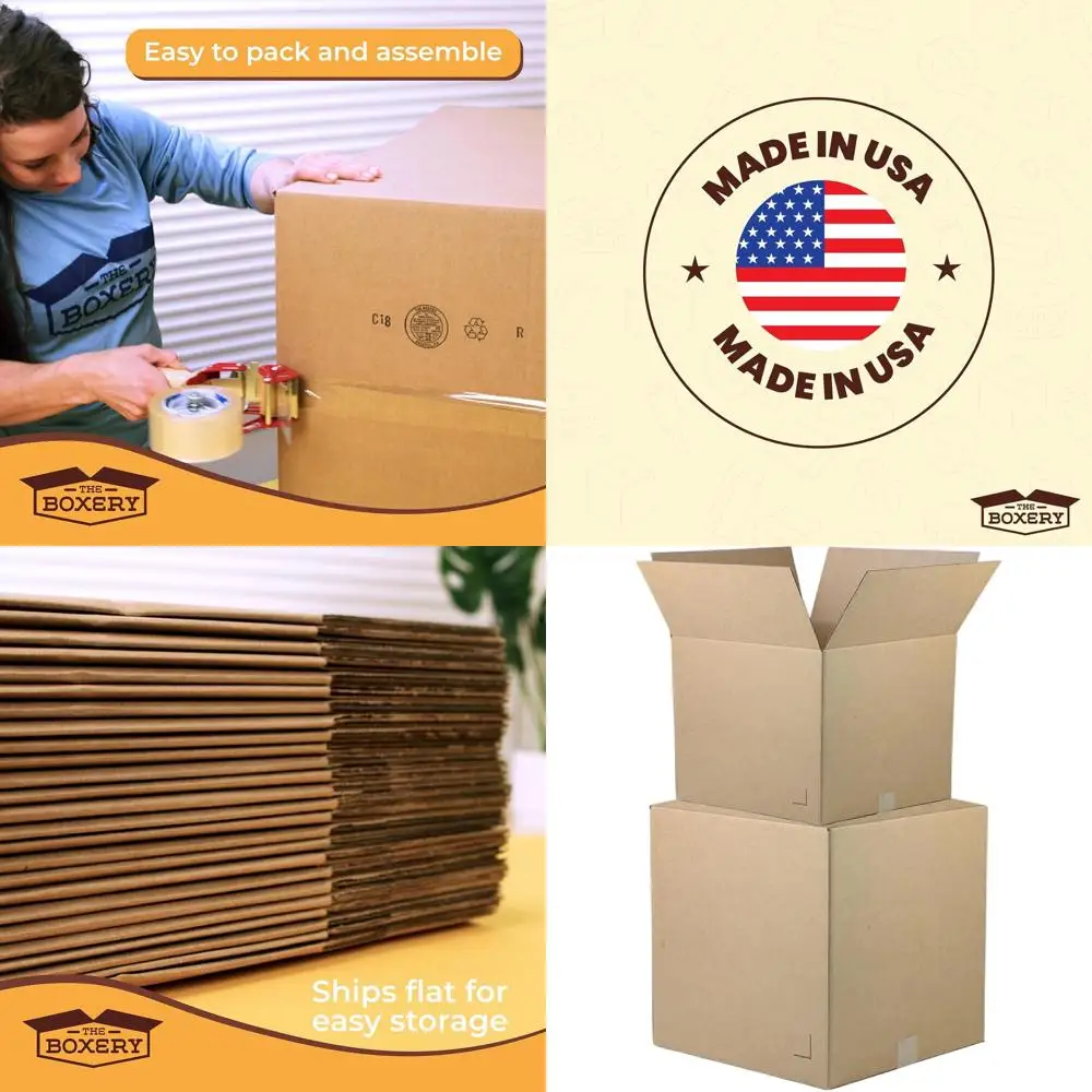 Набор из 25 коробок из гофрированного картона коричневого цвета 10,75x3,5x5 дюймов для транспортировки, упаковки, хранения - прочные, экологичные, пригодные для переработки, производство США
Набор из 25 коробок из гофрированного картона коричневого цвета 10,75x3,5x5 дюймов для транспортировки, упаковки, хранения - прочные, экологичные, пригодные для переработки, производство США
