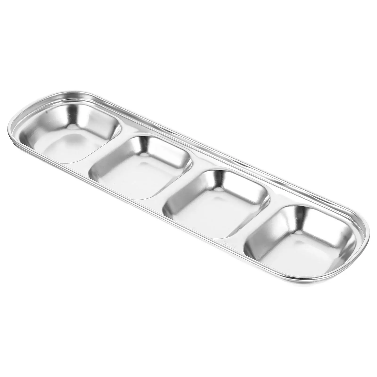 Stainless Steel Sauce Dishes Divided Design Practical Food Shop Restaurant Use Small Size Lightweight Safe Long Time Use Table
Stainless Steel Sauce Dishes Divided Design Practical Food Shop Restaurant Use Small Size Lightweight Safe Long Time Use Table