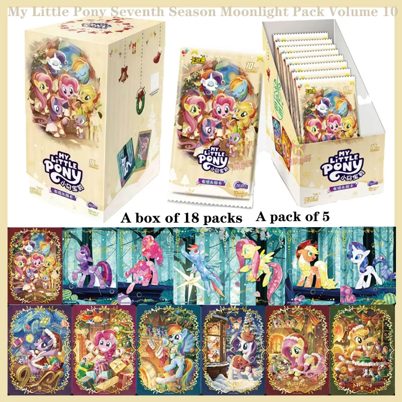 Новый пакет My Little Pony Seventh Season Moonlight Vol.10 SSR SC Cards Официальная коллекция коллекционных карточек аниме Изысканные подарочные игрушки
Новый пакет My Little Pony Seventh Season Moonlight Vol.10 SSR SC Cards Официальная коллекция коллекционных карточек аниме Изысканные подарочные игрушки