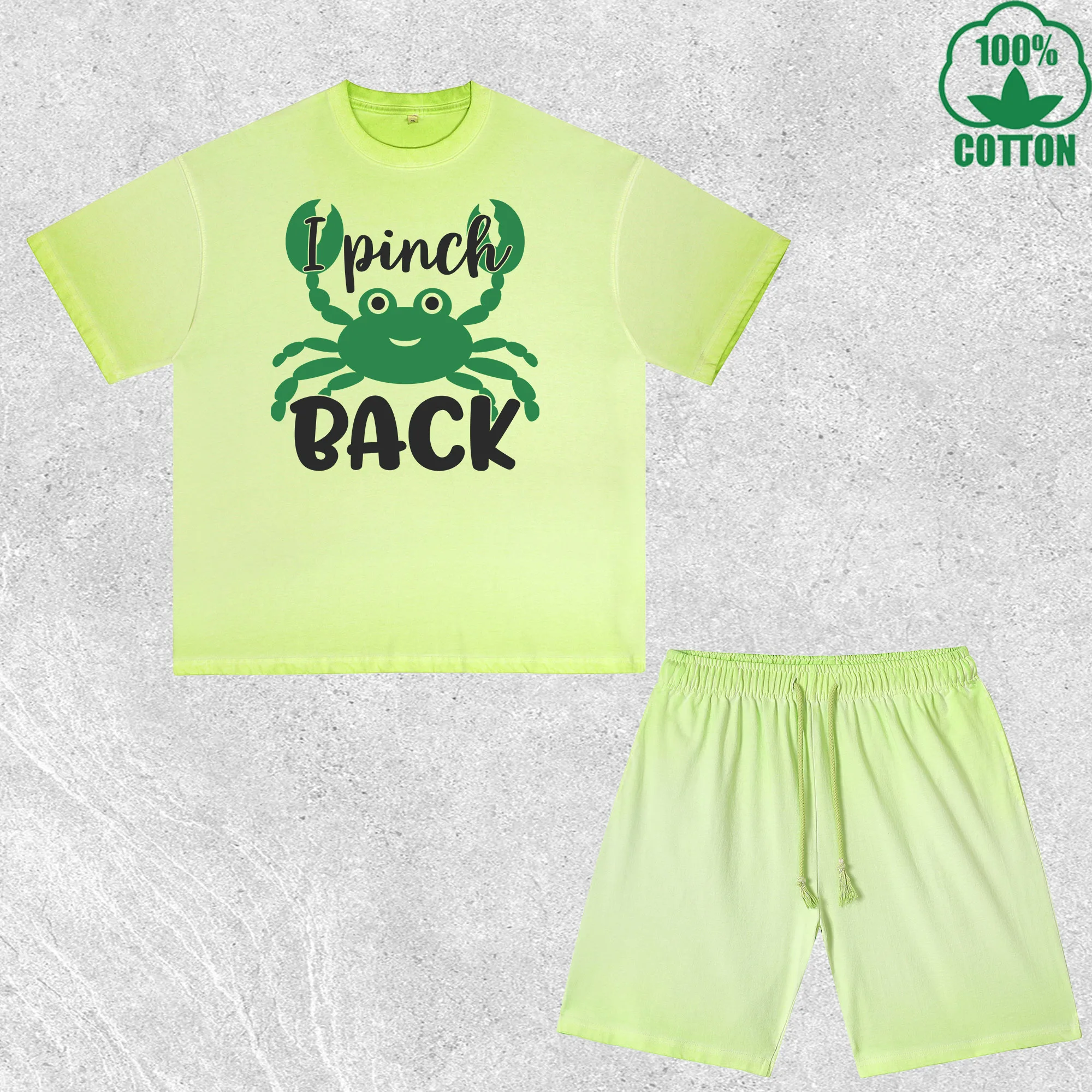 Комплект из футболки и шорт IPinchBack с принтом, эффектом потертости, разноцветный, свободный крой, модный, 100% хлопок, выгодный набор
Комплект из футболки и шорт IPinchBack с принтом, эффектом потертости, разноцветный, свободный крой, модный, 100% хлопок, выгодный набор