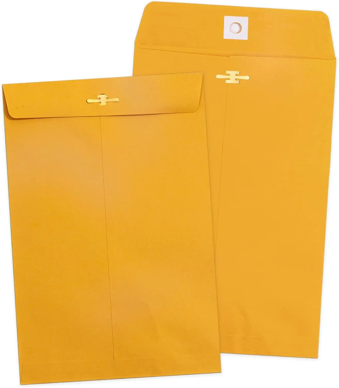 6x9 Clasp Envelopes 100 Pack, Yellow Manilla Heavy Kraft Paper for Business Legal Office Mailing
6x9 Clasp Envelopes 100 Pack, Yellow Manilla Heavy Kraft Paper for Business Legal Office Mailing