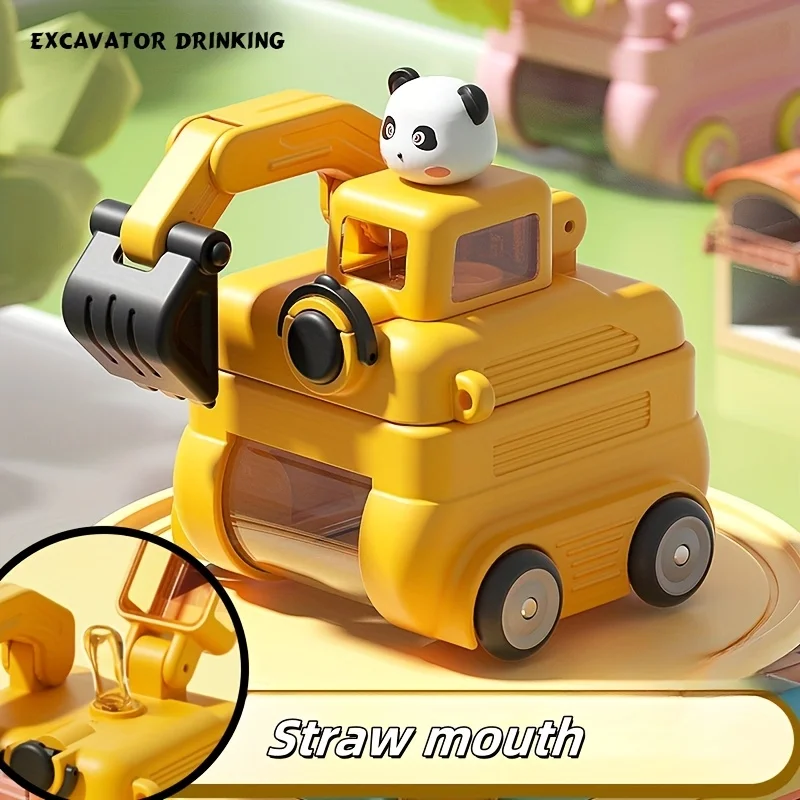 Kids Excavator Plastic Cup Cartoon Digger Straw Cup Toy Car High Value Water Bottle for Students
Kids Excavator Plastic Cup Cartoon Digger Straw Cup Toy Car High Value Water Bottle for Students