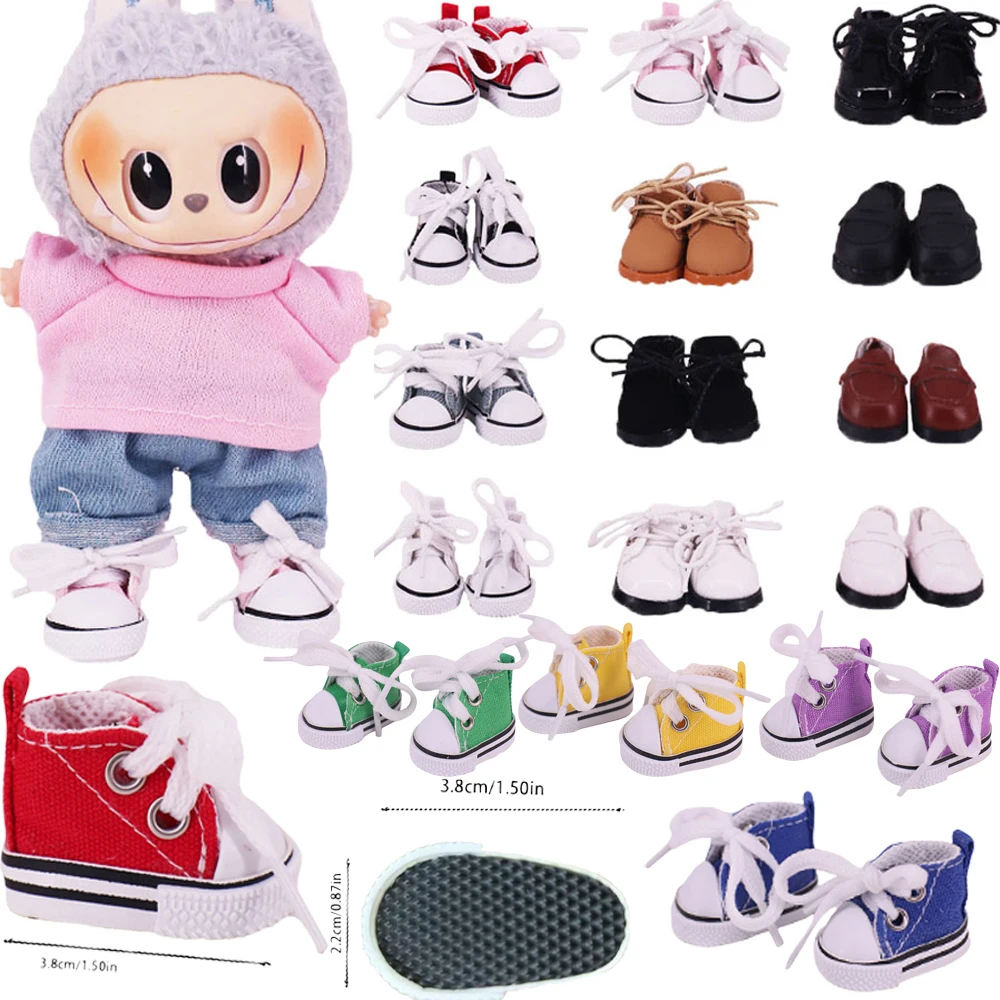 3.8cm Doll Shoes,Popular Lace up Canvas Shoes And Leather Shoes For 17cm labubu,Birthday Gifts To Kids,Girl's Toys Gifts
3.8cm Doll Shoes,Popular Lace up Canvas Shoes And Leather Shoes For 17cm labubu,Birthday Gifts To Kids,Girl's Toys Gifts