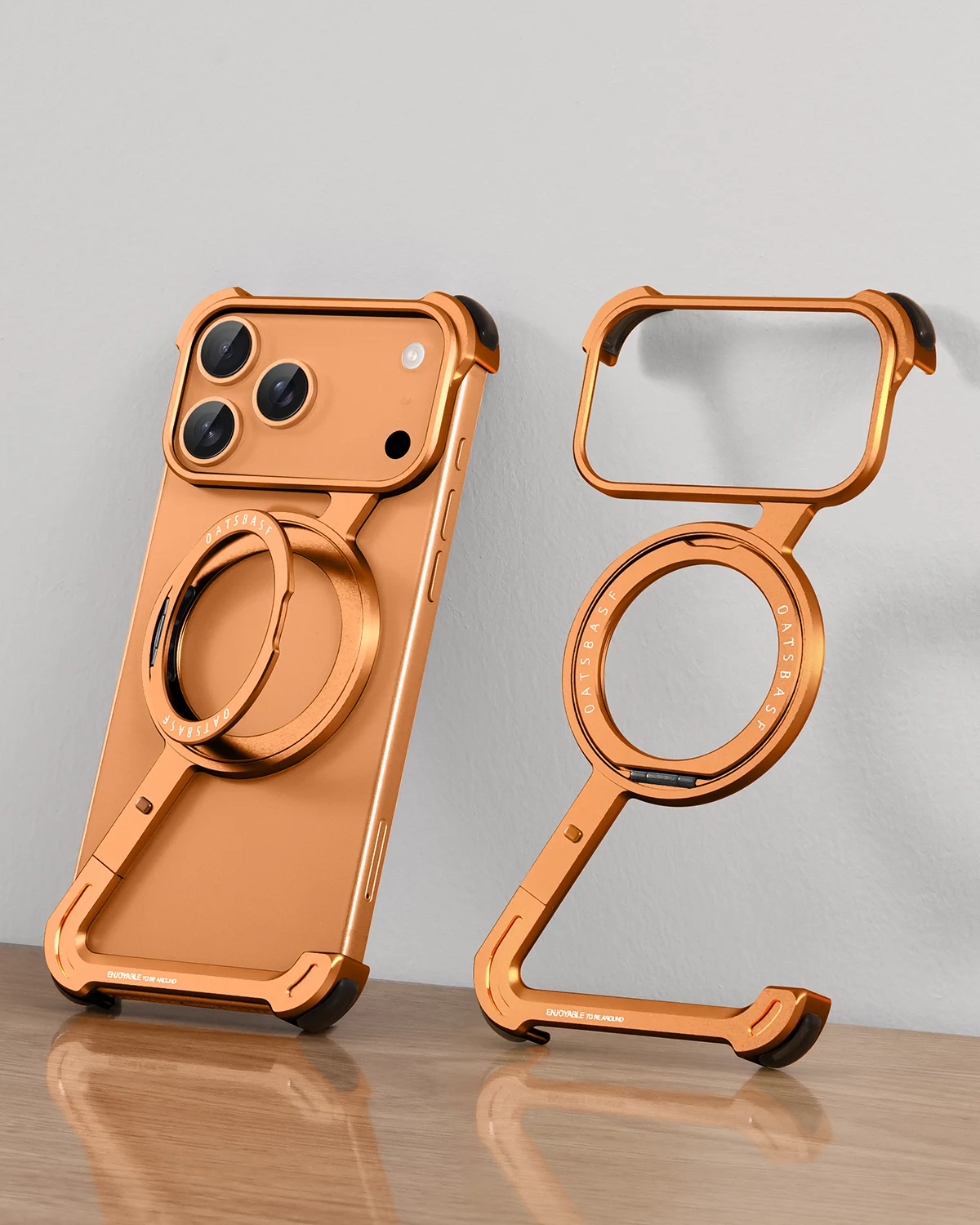 Phone Case for iPhone 17 Pro/Pro Max/17/Air with 360° Rotatable Stand Metal Frameless Magsafe Protective Shockproof
Phone Case for iPhone 17 Pro/Pro Max/17/Air with 360° Rotatable Stand Metal Frameless Magsafe Protective Shockproof