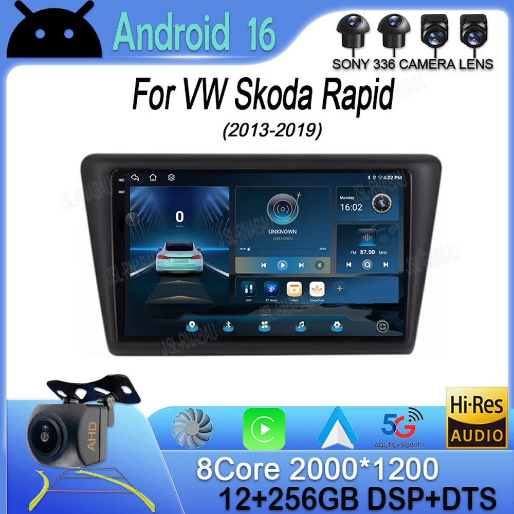 Android 16 Carplay Car Radio For VW Skoda Rapid 2013 2014 2015 2016 2017 2018 2019 GPS Multimedia Stereo
Android 16 Carplay Car Radio For VW Skoda Rapid 2013 2014 2015 2016 2017 2018 2019 GPS Multimedia Stereo
