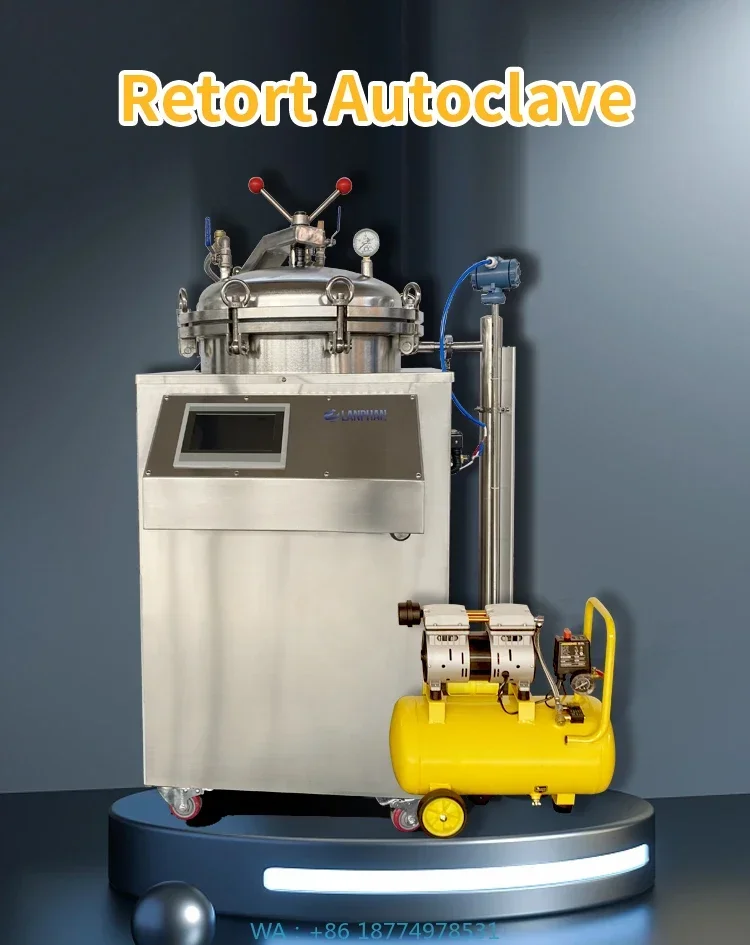 Retort Autoclave Steam Sterilizer Sterilization MachineLanphan 100l 150l Fully Automatic Packaged Pouch Canned Food & Beverage
Retort Autoclave Steam Sterilizer Sterilization MachineLanphan 100l 150l Fully Automatic Packaged Pouch Canned Food & Beverage