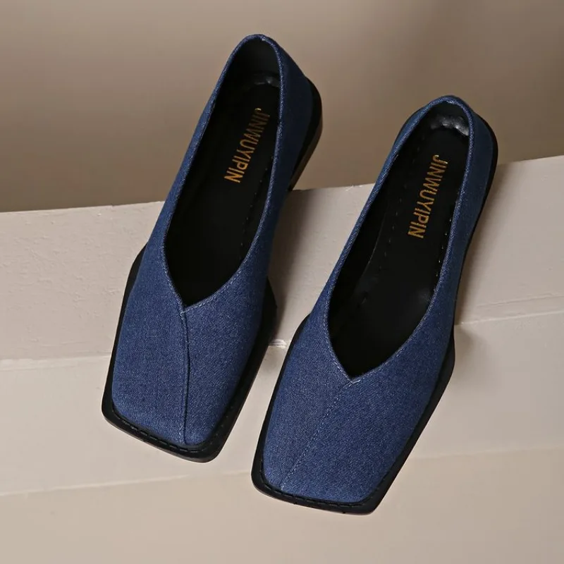 Spring Autumn Women Flats Outdoor Designer Sneakers Women Shallow Mouth Flat Bottom Shoes Women Korean Style Square Top Loafers
Spring Autumn Women Flats Outdoor Designer Sneakers Women Shallow Mouth Flat Bottom Shoes Women Korean Style Square Top Loafers