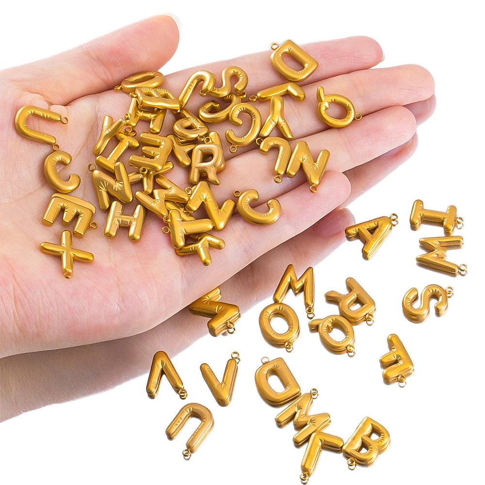 5pcs Stainless Steel A-Z Alphabet Letter Pendants For DIY Name Necklaces Components Jewelry Making Accessories Material Supplies
5pcs Stainless Steel A-Z Alphabet Letter Pendants For DIY Name Necklaces Components Jewelry Making Accessories Material Supplies