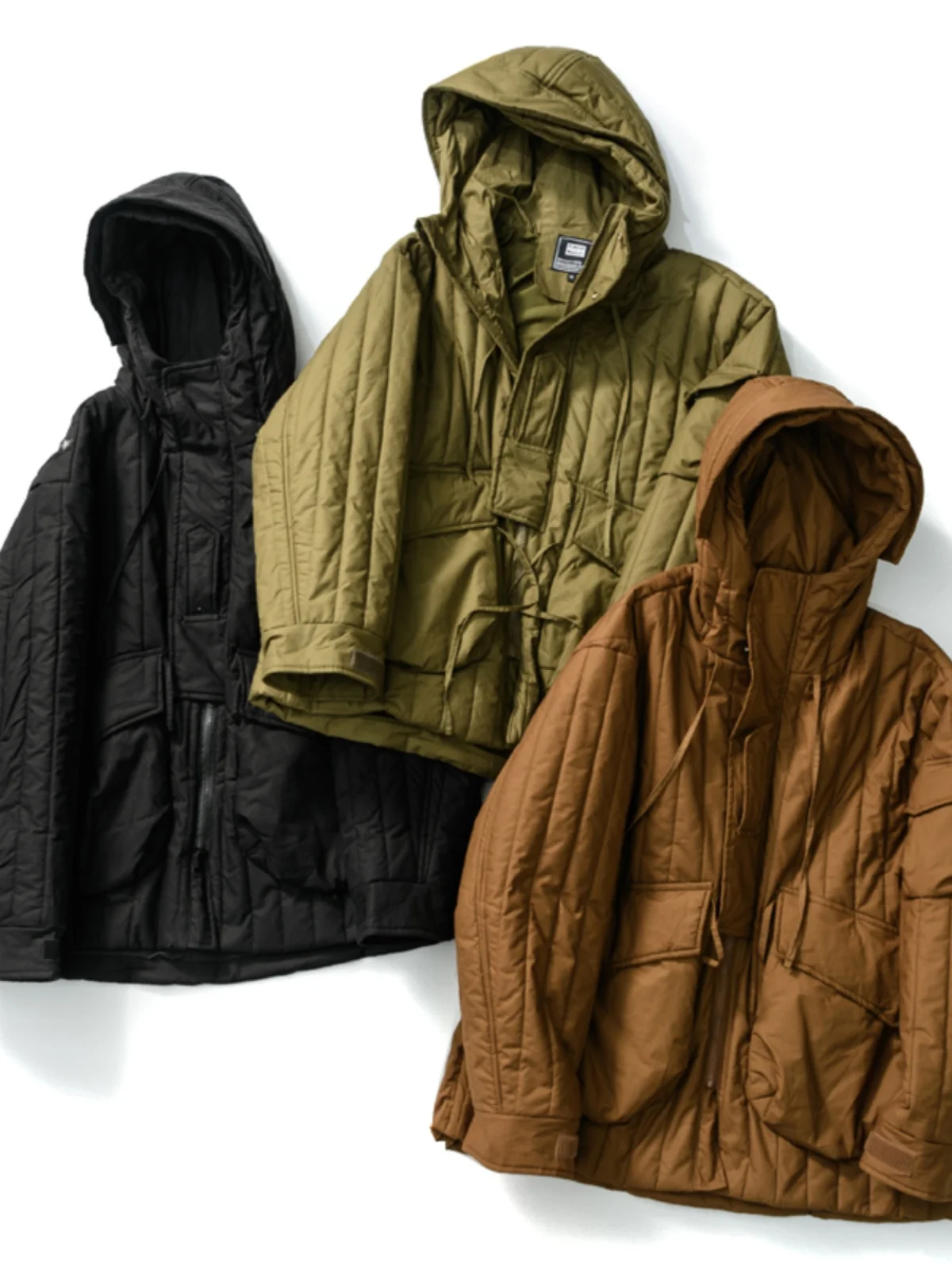 Retro Japanese Workwear Jacket with Large Pockets for Men Casual Oversized Hooded Quilted Cotton Coat Trendy Winter Outerwear
Retro Japanese Workwear Jacket with Large Pockets for Men Casual Oversized Hooded Quilted Cotton Coat Trendy Winter Outerwear