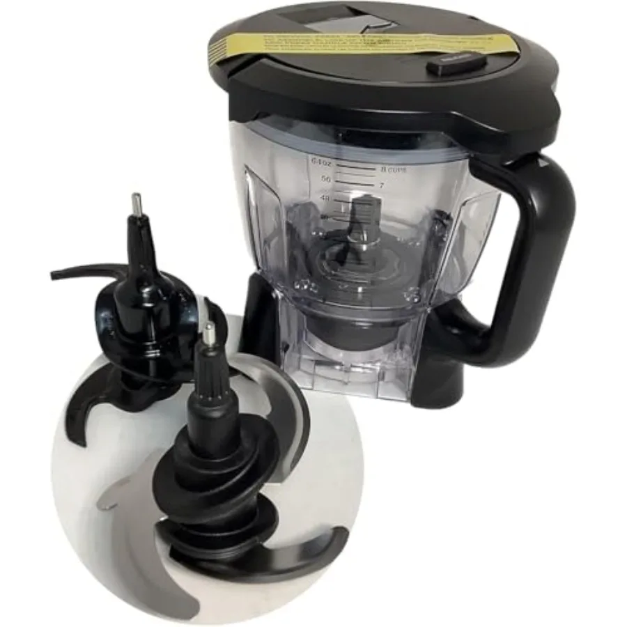 64oz 8 Cup Food Processor Bowl Locking Lid Blade Kit ONLY for Ninja BL640 BL641 BL642 BN750 BN751 BN800 BN801 BN805A BL910 Blen
64oz 8 Cup Food Processor Bowl Locking Lid Blade Kit ONLY for Ninja BL640 BL641 BL642 BN750 BN751 BN800 BN801 BN805A BL910 Blen