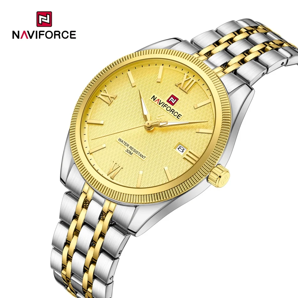 NAVIFORCE Classic Men's Watch 3ATM Waterproof Quartz Calendar Movement Luminous Pointer Display Simple Design Boy's Watches
NAVIFORCE Classic Men's Watch 3ATM Waterproof Quartz Calendar Movement Luminous Pointer Display Simple Design Boy's Watches