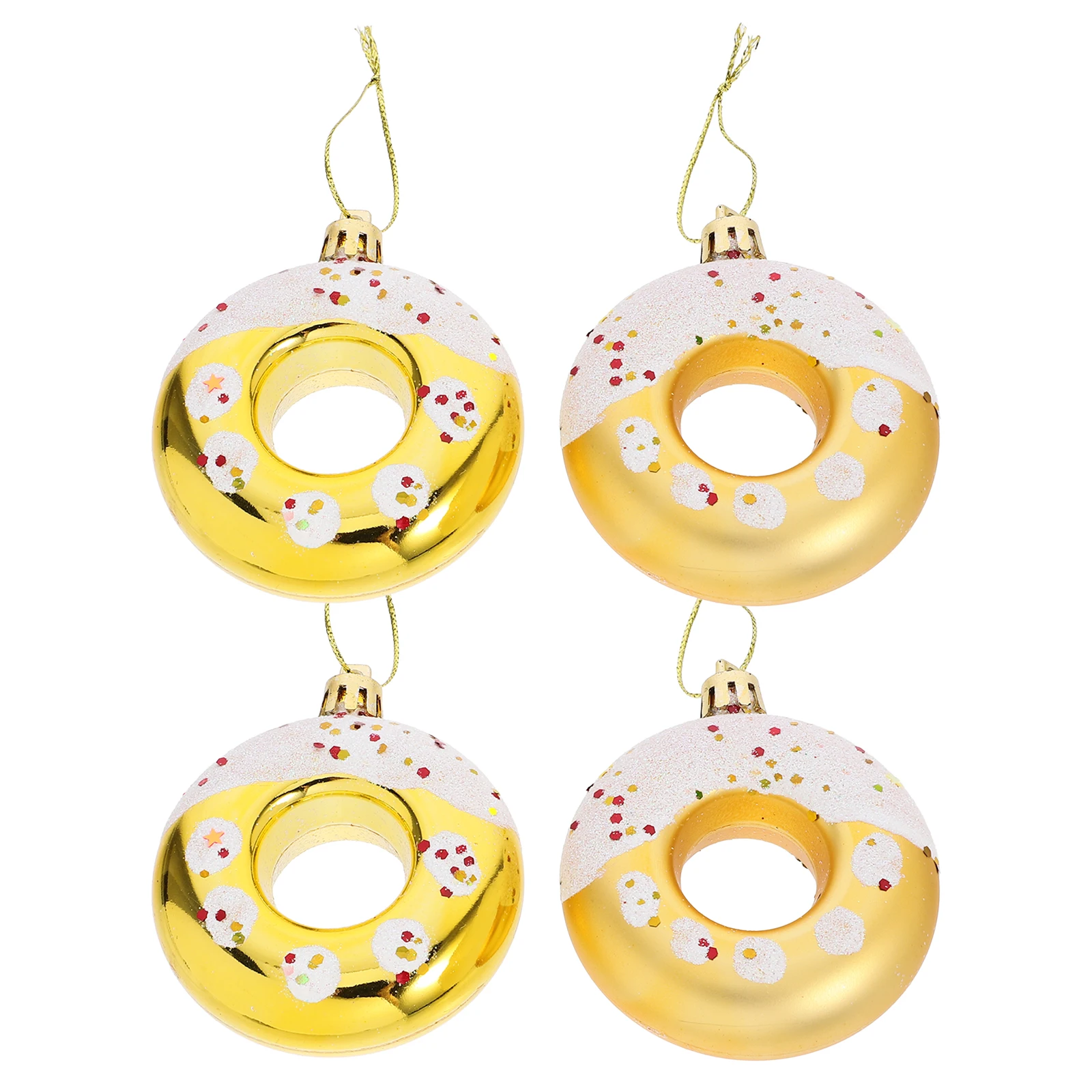 4pcs Christmas Ball Pendant Hanging Ornaments Tree Golden Candy Macaron Donut Shaped Xmas Decorations Festive Party Supplies
4pcs Christmas Ball Pendant Hanging Ornaments Tree Golden Candy Macaron Donut Shaped Xmas Decorations Festive Party Supplies