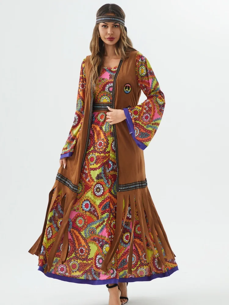 Woman Performance Costumes Tribal Style Sexy Show Set Ladies Renaissance Medieval Gypsy Tribal Princess Queen Cosplay Dress
Woman Performance Costumes Tribal Style Sexy Show Set Ladies Renaissance Medieval Gypsy Tribal Princess Queen Cosplay Dress