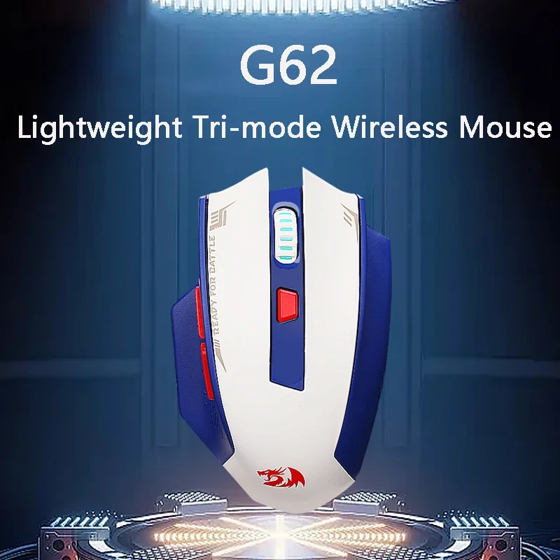 Трехрежимная Беспроводная Bluetooth-мышь G62, эргономичная светящаяся Регулируемая игровая мышь DPl для офиса
Трехрежимная Беспроводная Bluetooth-мышь G62, эргономичная светящаяся Регулируемая игровая мышь DPl для офиса