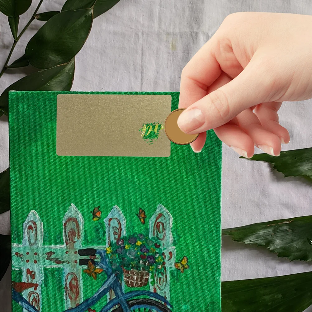 200Pcs Scratch Off Cards for Raffle Tickets DIY Scratch Off Stickers Gold Coating Birthday Party Surprise Fun
200Pcs Scratch Off Cards for Raffle Tickets DIY Scratch Off Stickers Gold Coating Birthday Party Surprise Fun