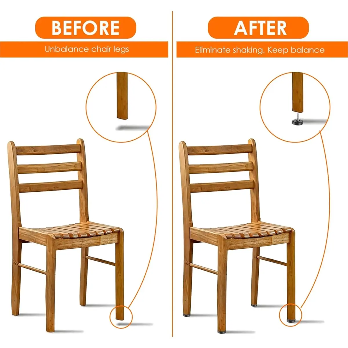 Thread Furniture Feet Levelers Adjustable Level Feet Threaded -in Furniture Feet on Furniture Glide Leveling
Thread Furniture Feet Levelers Adjustable Level Feet Threaded -in Furniture Feet on Furniture Glide Leveling