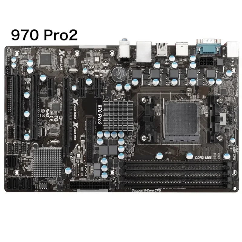 For ASRock 970 Pro2 Desktop Motherboard 32GB PCI-E2.0 AM3+ AM3 DDR3 ATX Mainboard 100% Tested OK Fully Work Free Shipping
For ASRock 970 Pro2 Desktop Motherboard 32GB PCI-E2.0 AM3+ AM3 DDR3 ATX Mainboard 100% Tested OK Fully Work Free Shipping