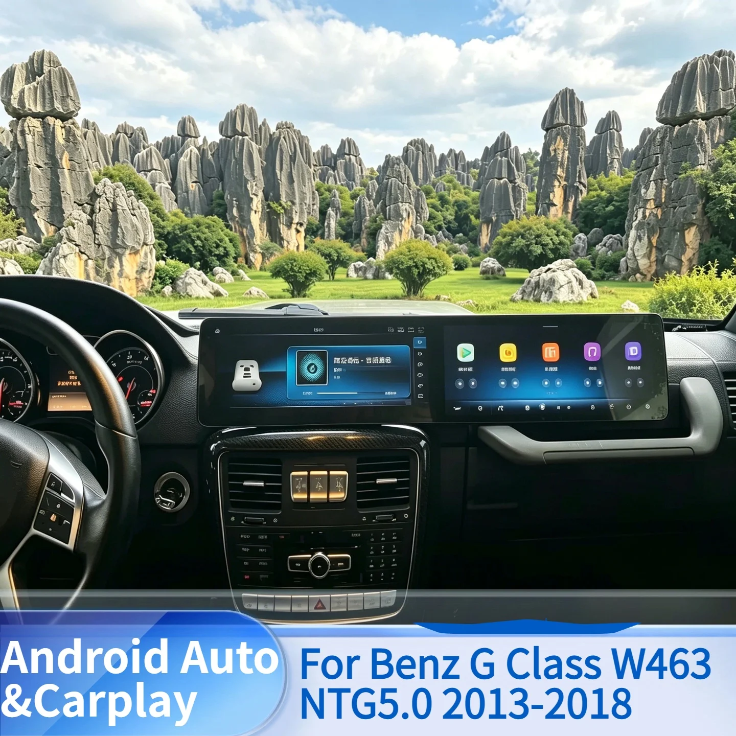 For Benz G Class W463 NTG5.0 2013-2018 CarPlay Auto Android 14 Car Radio 25.6" Screen Multimedia Stereo Player GPS Head Unit
For Benz G Class W463 NTG5.0 2013-2018 CarPlay Auto Android 14 Car Radio 25.6" Screen Multimedia Stereo Player GPS Head Unit