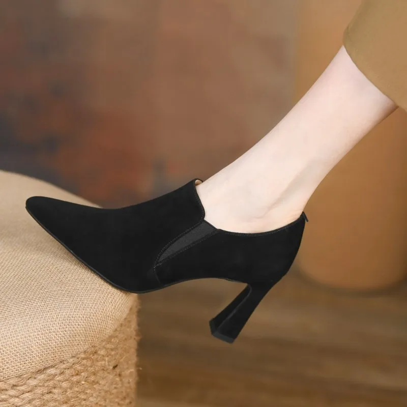 Новинка 2023 года, женские весенне-осенние туфли на высоком каблуке с острым носком и рукавами в стиле ретро, модная женская обувь, туфли-лодочки
Новинка 2023 года, женские весенне-осенние туфли на высоком каблуке с острым носком и рукавами в стиле ретро, модная женская обувь, туфли-лодочки