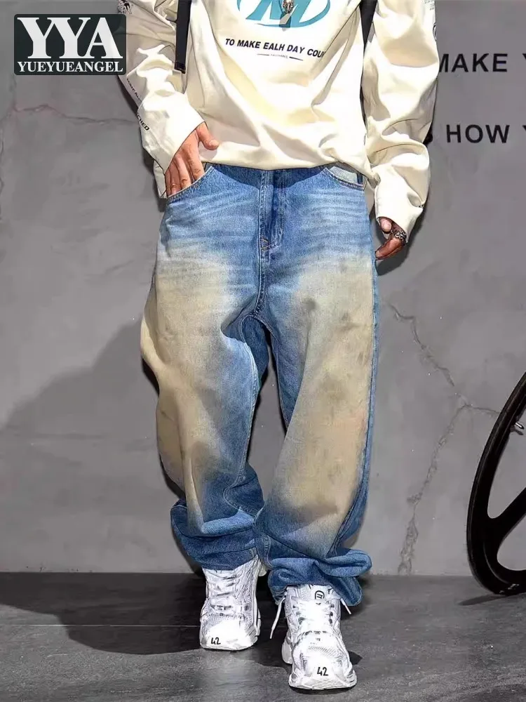 Vintage Design Mens Casual Straight Trousers Loose Fit Hip Hop Casual Denim Pants High Street Spring Autumn Men Wide Leg Jeans
Vintage Design Mens Casual Straight Trousers Loose Fit Hip Hop Casual Denim Pants High Street Spring Autumn Men Wide Leg Jeans