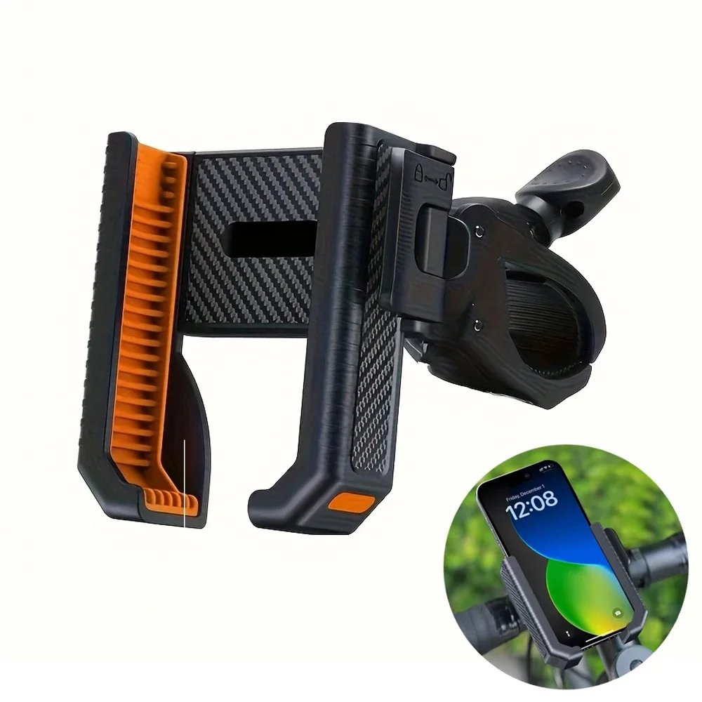 Bike Phone Holder Stand Bicycle Motorcycle Handlebar Mobile Phone Mount Clip GPS Support Shockproof Bracket for 4.5-7.0” Phones
Bike Phone Holder Stand Bicycle Motorcycle Handlebar Mobile Phone Mount Clip GPS Support Shockproof Bracket for 4.5-7.0” Phones