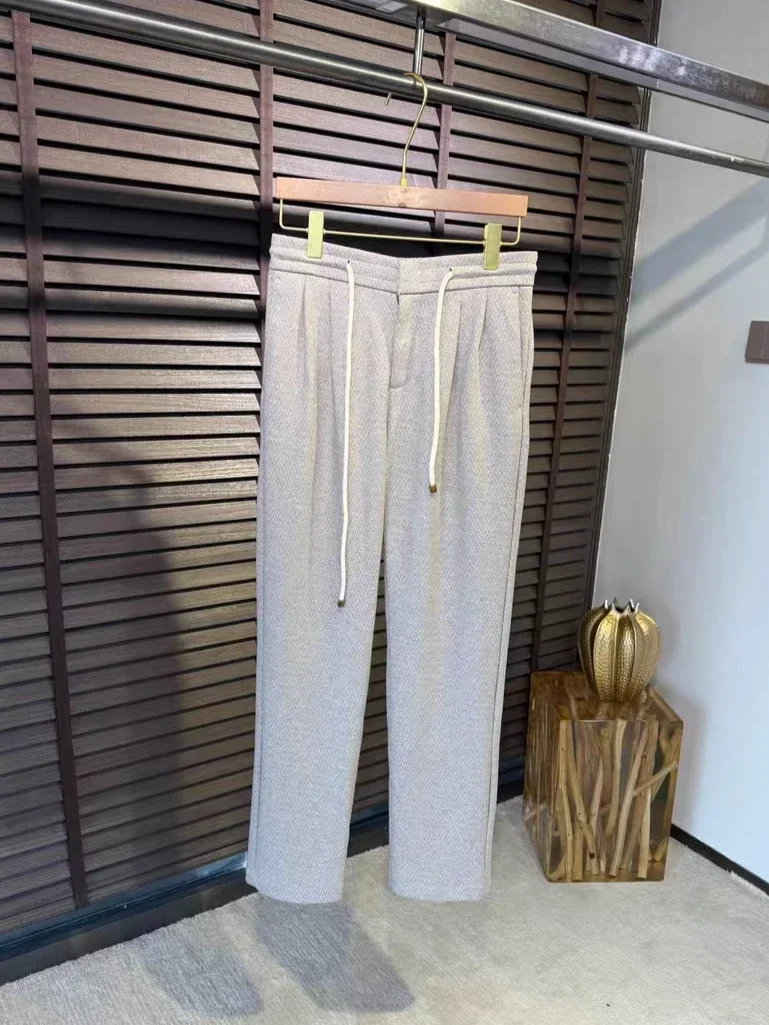 BC 25aw Italian wool-blend elastic waist drawstring slacks
BC 25aw Italian wool-blend elastic waist drawstring slacks