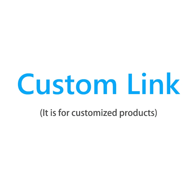 Customs link for customized product
Customs link for customized product