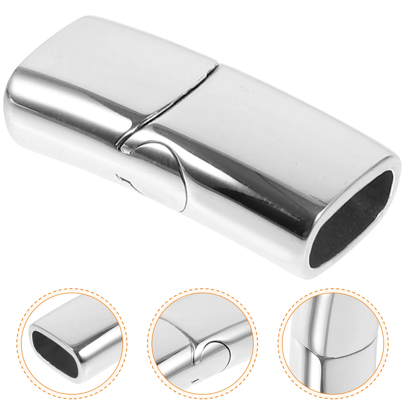 Clasp Stainless Steel Bracelet Buckle Jewelry Magnetic Clasps for Necklaces Manual DIY
Clasp Stainless Steel Bracelet Buckle Jewelry Magnetic Clasps for Necklaces Manual DIY