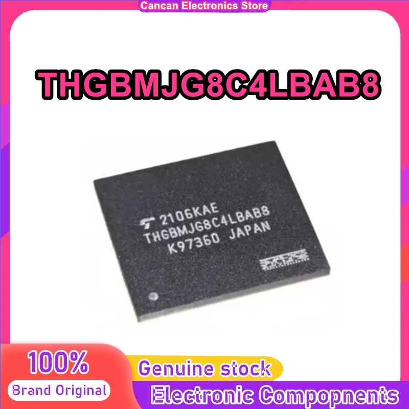 THGBMJG8C4LBAB8 32GB industrial-grade EMMC V5.1 BGA153 IC New Original in Stock
THGBMJG8C4LBAB8 32GB industrial-grade EMMC V5.1 BGA153 IC New Original in Stock