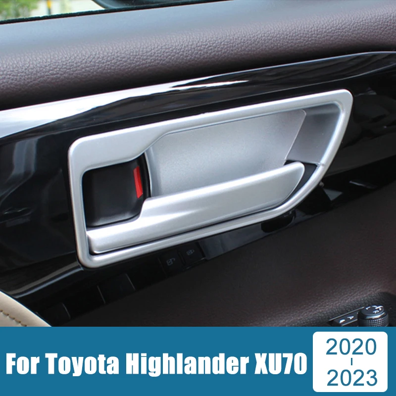 ABS Car Interior Door Handle Bowl Panel Trim Frame Cover Accessories For Toyota Highlander XU70 Kluger 2020 2021 2022 2023
ABS Car Interior Door Handle Bowl Panel Trim Frame Cover Accessories For Toyota Highlander XU70 Kluger 2020 2021 2022 2023