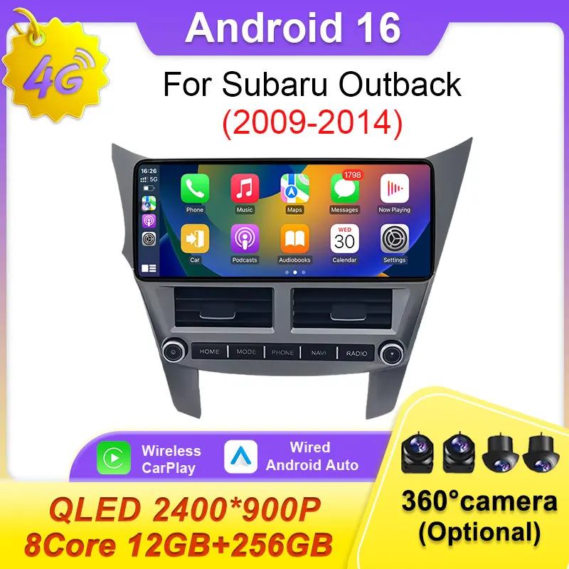 Беспроводной CarPlay 12.3 дюйма Android 16 для Subaru Outback 2009-2014, навигация, DSP, стерео, BT, GPS, автомобильная магнитола, 4G, Wi-Fi, мультимедиа
Беспроводной CarPlay 12.3 дюйма Android 16 для Subaru Outback 2009-2014, навигация, DSP, стерео, BT, GPS, автомобильная магнитола, 4G, Wi-Fi, мультимедиа