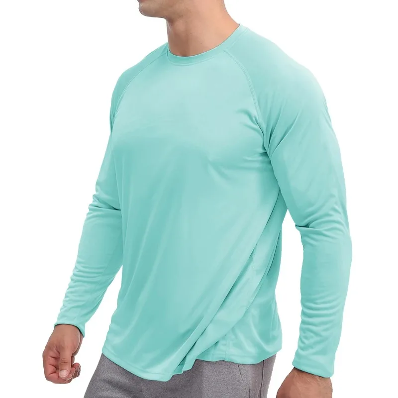Sun Protection T-shirts Summer UPF 50+ Mens Long Sleeve Quick Dry Athlectic Sports Hiking Performance T-shirts Tee Tops
Sun Protection T-shirts Summer UPF 50+ Mens Long Sleeve Quick Dry Athlectic Sports Hiking Performance T-shirts Tee Tops